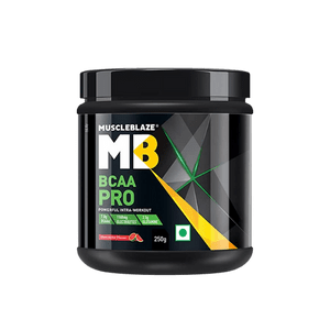 MuscleBlaze BCAA Pro Powder, Powerful Intra Workout, with 7g Vegan BCAAs, 1168 mg Electrolytes & 100% RDA of Vitamin C (Natural Grape, Pack of 250 g, 16 Servings)MuscleBlaze BCAA Pro Powder, Powerful Intra Workout, with 7g Vegan BCAAs, 1168 mg Electrolytes & 100% RDA of Vitamin C (Pack of 250 g, 16 Servings)