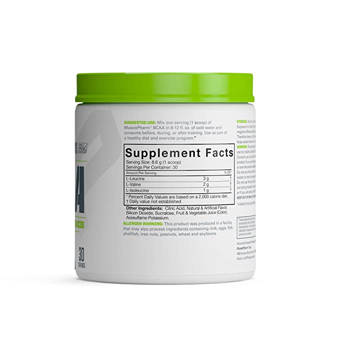 MusclePharm Essentials BCAA Powder - 30 Servings - Image 3