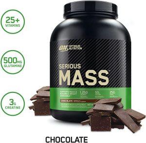 OPTIMUM NUTRITION (ON) Serious Mass High Protein High Calorie Weight Gainer Powder - Pack of 3 kg (Chocolate) with Vitamins and Minerals, Vegetarian - Image 2
