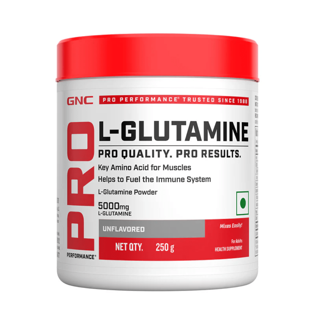 GNC Pro Performance L-Glutamine – Muscle Recovery, Strength & Immunity Support Supplement