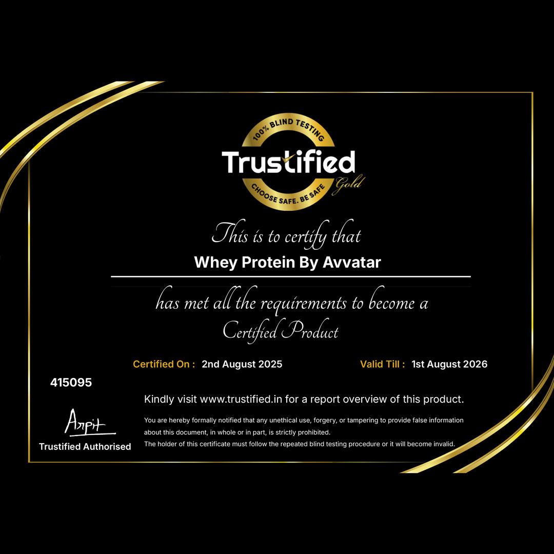 Avvatar Whey Protein 2kg - Advanced whey isolate & concentrate blend for muscle growth, strength, and faster recovery. Avvatar Whey Protein 2kg - Advanced whey isolate & concentrate blend for muscle growth, strength, and faster recovery.
